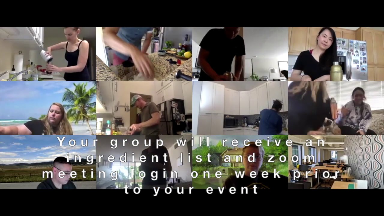 Sidewalk Food Tours Virtual Mixology Class