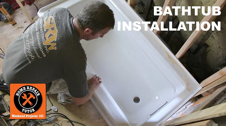 How to Install a Bathtub...Acryli...  Kohler Arche...