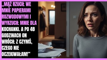 Mąż rzucił we mnie papierami rozwodowymi i wyrzucił dla kochanki. A po 48 godzinach on…