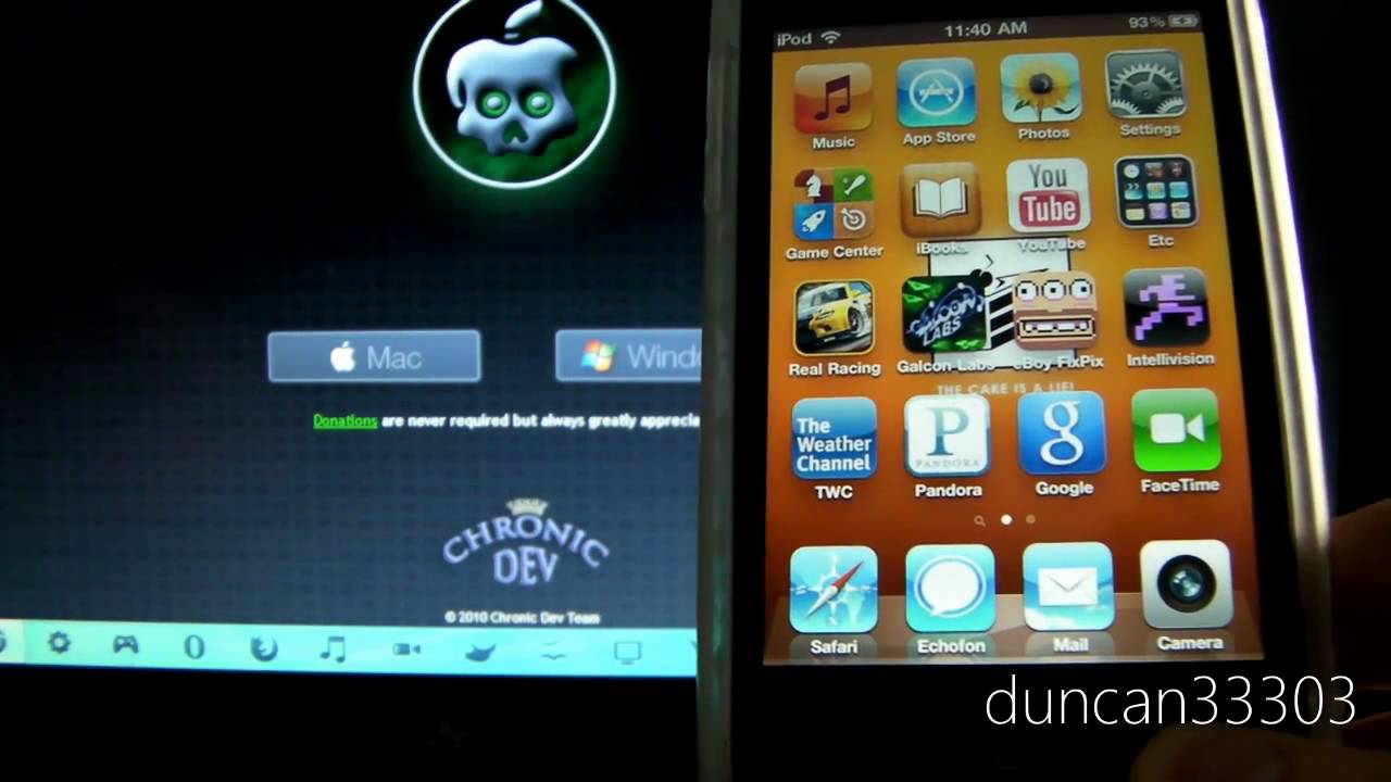 Greenpois0n Ios 4 1 Jailbreak Tutorial Iphone 3gs 4 Ipod Touch 3g 4g Youtube
