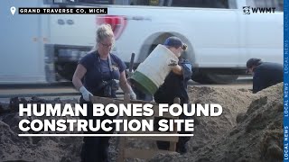Police investigate after possible human bones found by construction crews in Traverse City