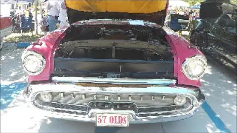 1957 Olds Super 88 Holiday RoyalGlowWht Brandon052717