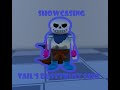 Showcasing Tail's Dusttrust Sans in Ulc Fangame :The Last Death! (Roblox)