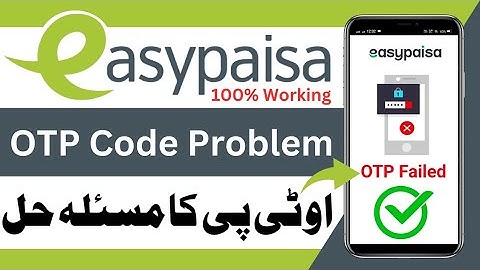 Easypaisa OTP Code Problem | Easypaisa OTP Failed Problem | Easypaia OTP Auto Fetch Failed