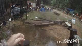5 inches of rain  body cam recorded