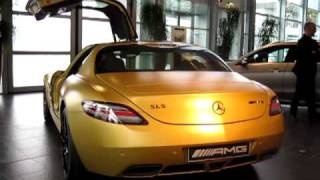 AMG SLS Sound in der Auslieferungshalle von AMG in Afalterbach