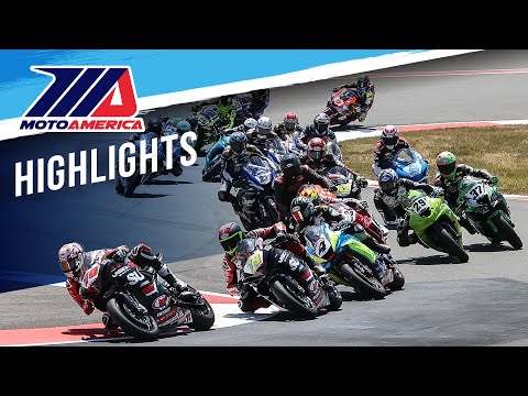 MotoAmerica Supersport Race 1 Highlights at Ridge Motorsports Park 2023