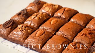 紐約名店秘方！18格的完美布朗尼 ┃Perfect Brownies