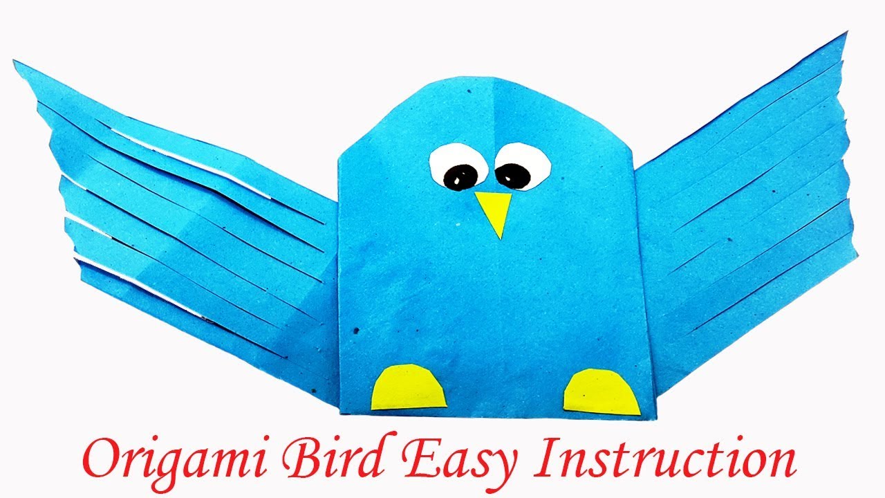 Download How To Make Paper Bird Easy Instructions - Origami Bird ...