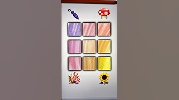 🌂🍄🪸🌻=Color Palette| #emoji #emojimix #art #coloring #colors #mix #drawing #shorts