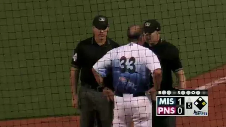 Pensacola's manager Kelly ejected