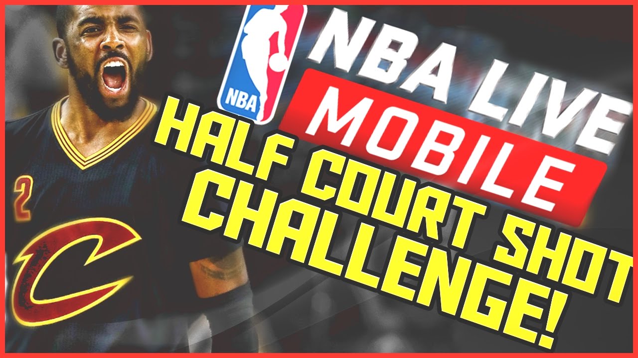 NBA Live Mobile 17 Half Court Shot Challenge!!!