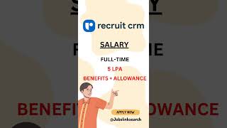 Recruit CRM hiring for customer success role #recruitment #recruitment2023 #jobsearch #workfromhome