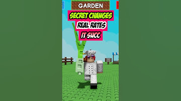 SECRET CHANGES that Make You HATE Grow A Garden #growagarden