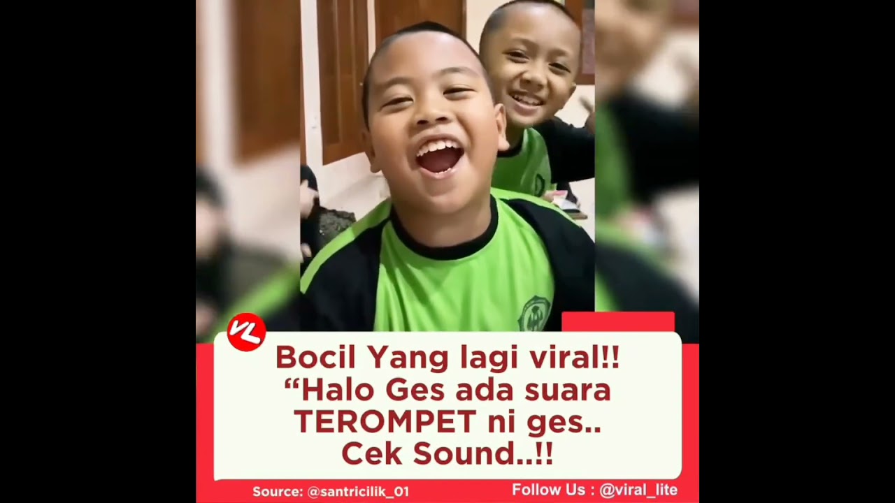 viral !! anak ini sangat berbakat,bisa menirukan suara terompet horeg musik