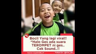 viral !! anak ini sangat berbakat,bisa menirukan suara terompet horeg musik