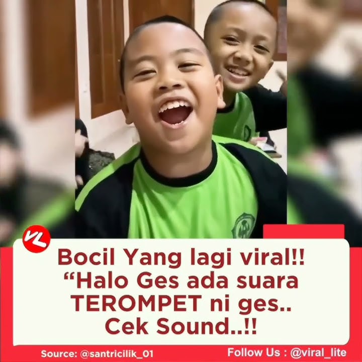 viral !! anak ini sangat berbakat,bisa menirukan suara terompet horeg musik