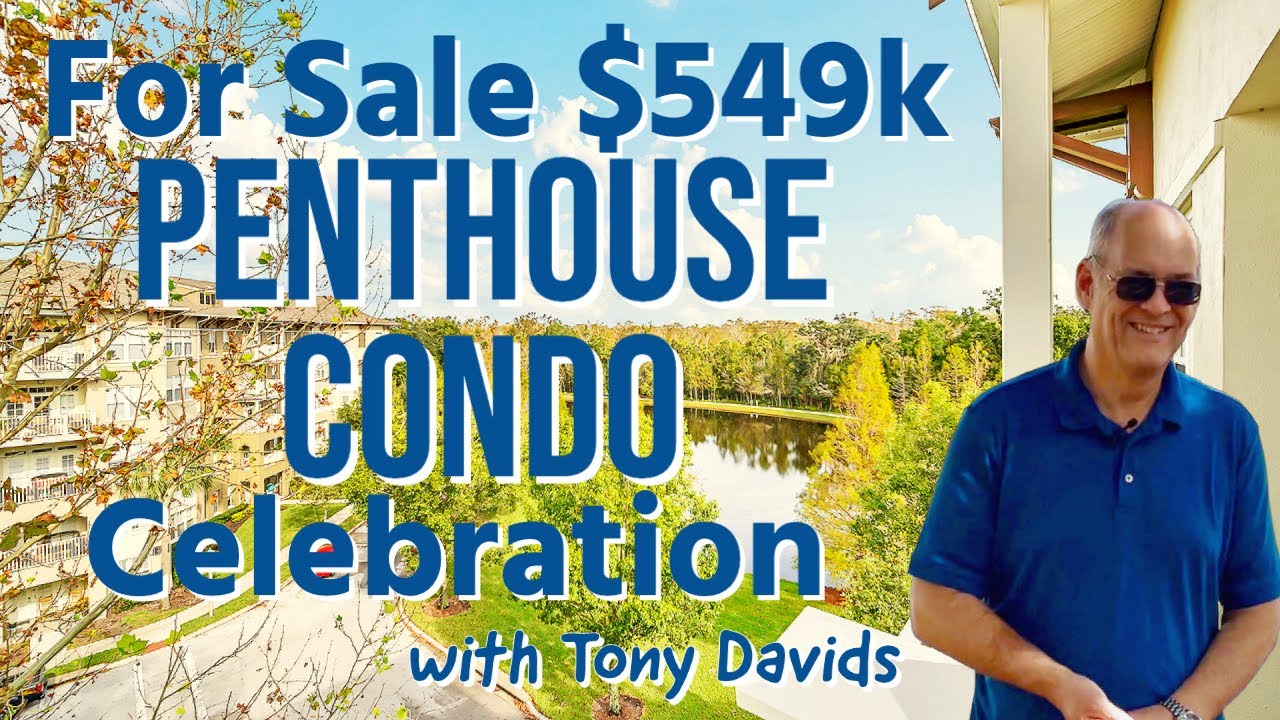 Penthouse Condo For Sale Nov 2022 - Artisan Park Celebration Florida - $549,000