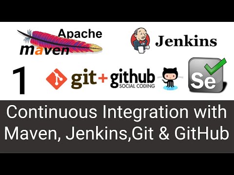 Continuous Integration with Maven, Jenkins,Git \u0026 GitHub part-1