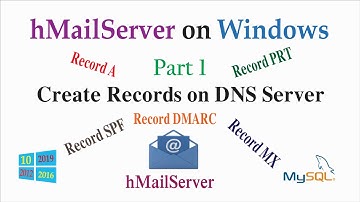 hMailServer - Part 1 - Create records on DNS server