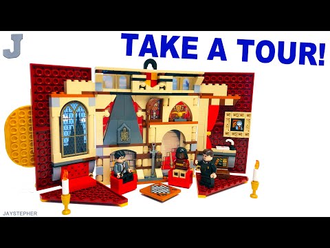 LEGO Harry Potter 2023 Gryffindor House Banner 76409 Tour & Review
