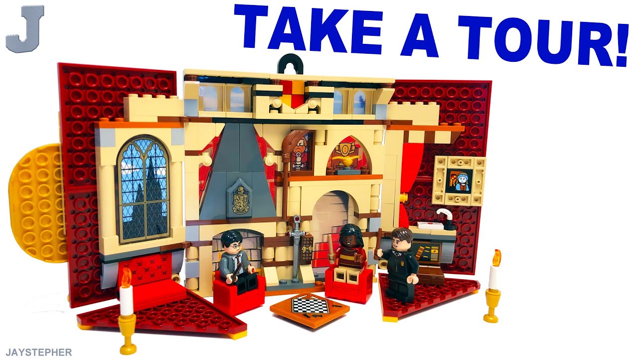 LEGO Harry Potter 2023 Gryffindor House Banner 76409 Tour & Review