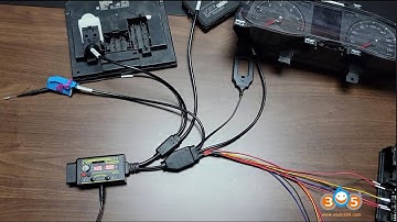 Connect Godiag GT115 Test Platform with MQB Cluster, BCM, Gateway and ECU- OBDII365