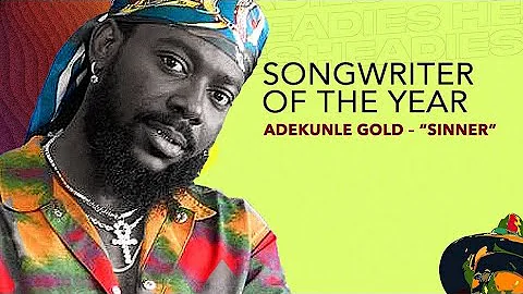 Headies Award 2022 Moment Adekunle Gold won SONGWRITER of the year #hiptv #15thheadies