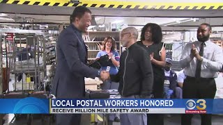 Philly U.S Postal employees receive milestone recognition