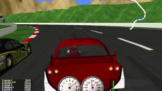 TORCS gameplay  car1-stock1 versus all on Oval Tracks E-Track 5