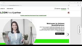 Haleon Health Partner (HHP) Registration Tutorial Video screenshot 3