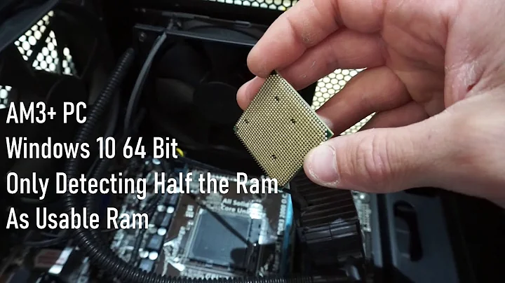 AM3+ windows 10 64bit Potato PC half of the ram is usable ??