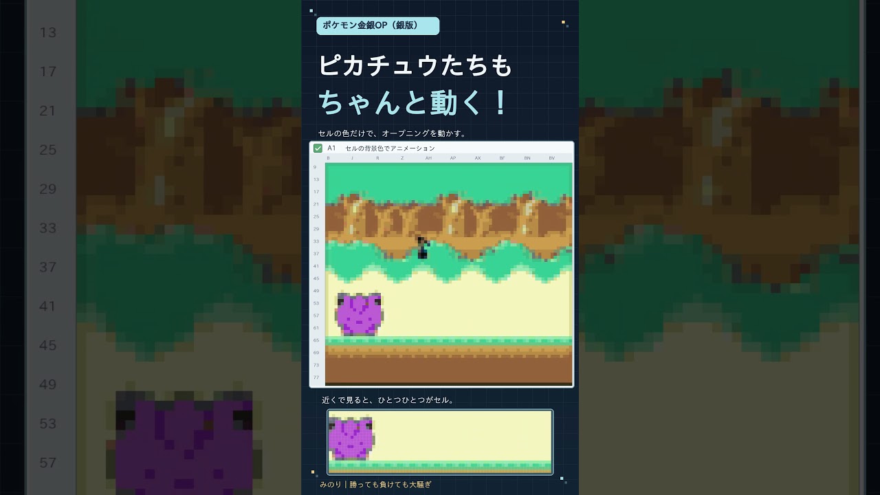 【ポケモン】ポケモン金銀をスプレッドシートで再現 #ポケモン