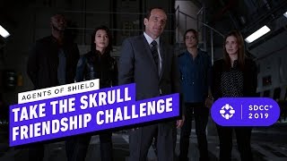 Chloe Bennet, Clark Gregg and Marvel’s Agents of SHIELD Take a FRIENDSHIP CHALLENGE - Comic Con 2019