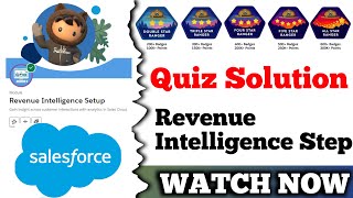 Information Revenue Intelligence Setup | Salesforce Trailhead | Quiz Solution Update