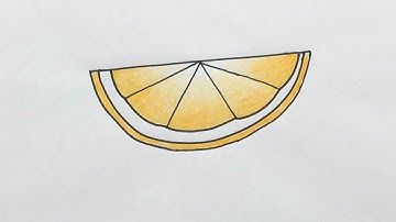 How To Draw A Lemon Slice
