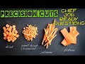 Precision cuts  7 most common cut shapes  types of cuts used in cooking  vegetables cuts name 