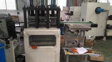 GO type uncoiler,straightener 2 in 1 +NC feeder + hydraulic press for stamping hole and cutting.