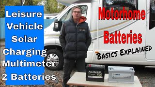 Leisure Battery Motorhome Batteries Leisure and Vehicle (Solar Basics)