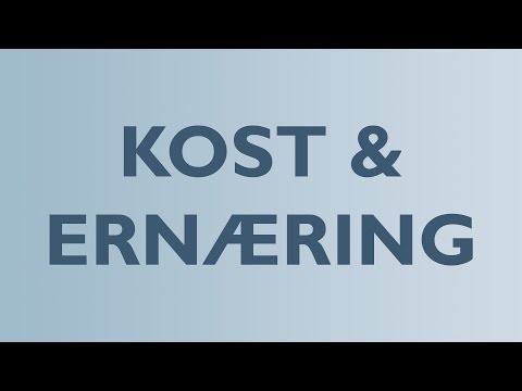 Video: Kost Og Ernæring Til Galdesten