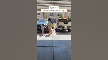 Fam of 4 running errands#runningerrands #errands #groceryvlog #groceryhauls #fypshort #trendingviral