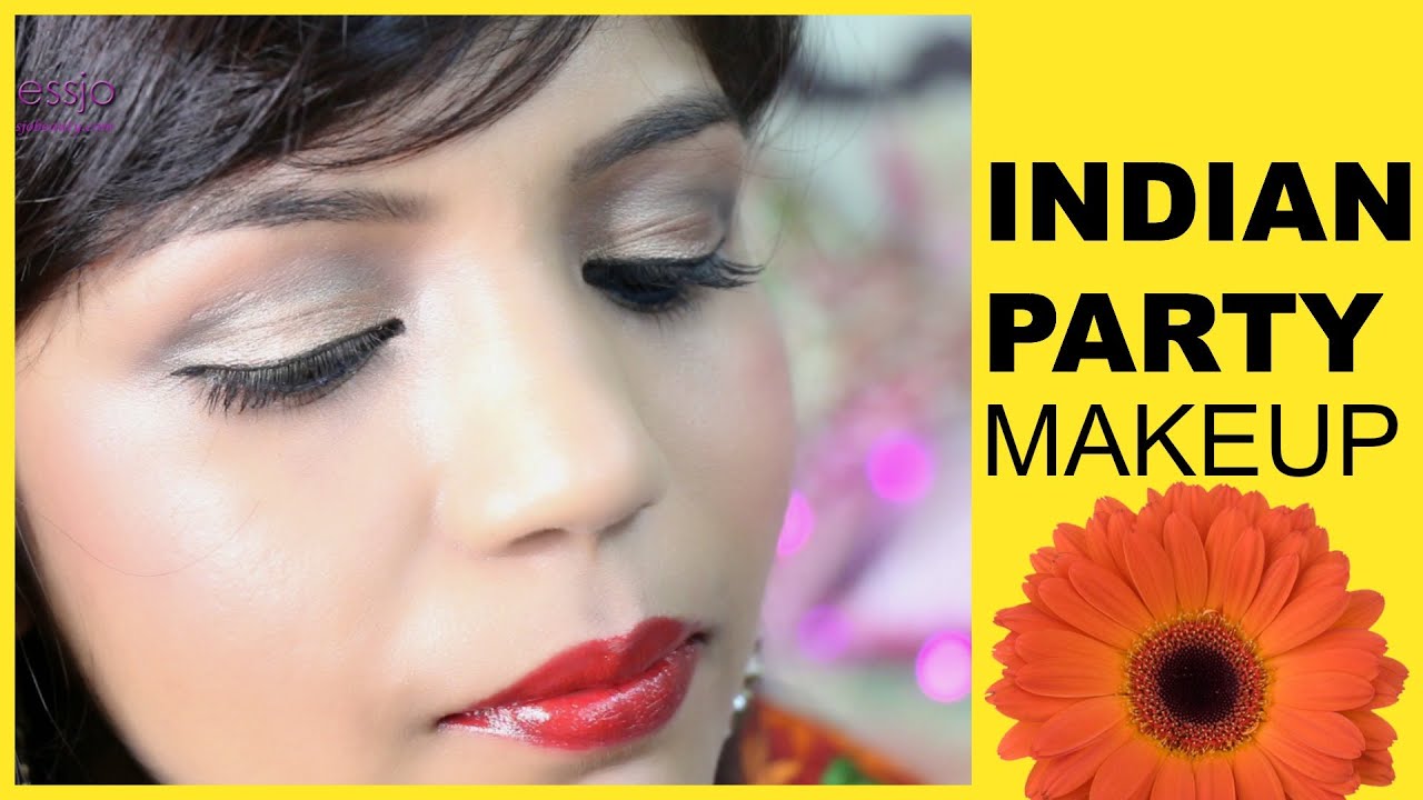 Indian Makeup Tutorial Gold Brown Eye Makeup SuperPrincessjo