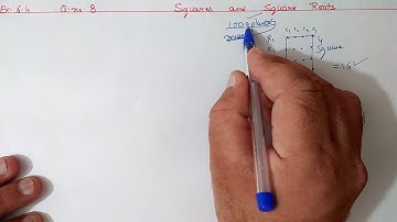 Ex.5.4 (Q.8,9) Chapter:5 Squares and Square Roots | Ncert Maths Class 8 | Cbse.