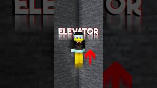 Minecraft Secret Invisible Elevator....🤯 (World's Smallest Violin) #minecraft #shorts