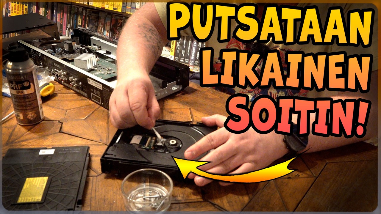 Tökkiikö leffat? Näin puhdistat jumittavan Blu-ray soittimen lukupään!