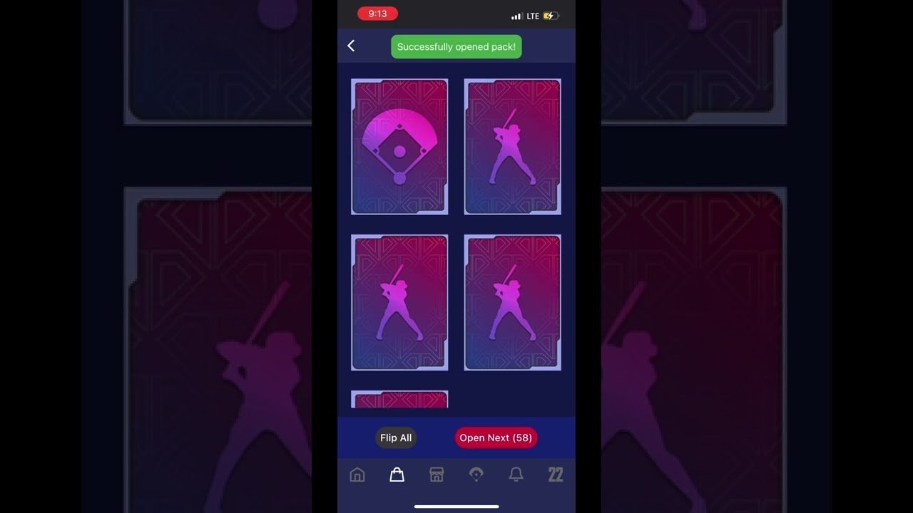 5 DIAMONDS IN 6 PACKS! MLB THE SHOW 22 COMPANION APP