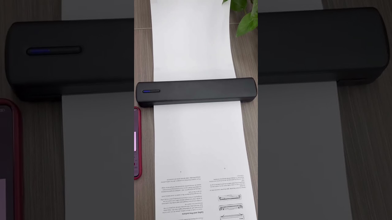 Portable Inkless A4 Tatoo Document Bluetooth Thermal Printer