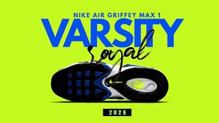 They're BACK! Nike Air Griffey Max 1 VARSITY ROYAL 2026 Retro is CRAZY!