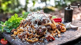 Best Bolognese Ever!  Cooking in the Forest