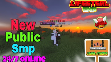 ⚡ Best Free Cracked Public Lifesteal SMP Minecraft 1.21 | 24/7 Online | Java + PE | Free To Join 🚀